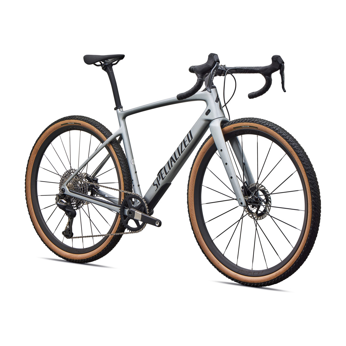 Specialized Diverge 4 Pro LTD Gravel dviratis | Gloss Shadow Silver - Obsidian Metallic