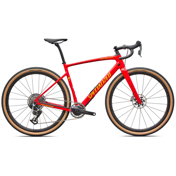 Specialized Diverge 4 Pro LTD Carbon Gravel Bike | Gloss Vivid Red Yellow Ltd