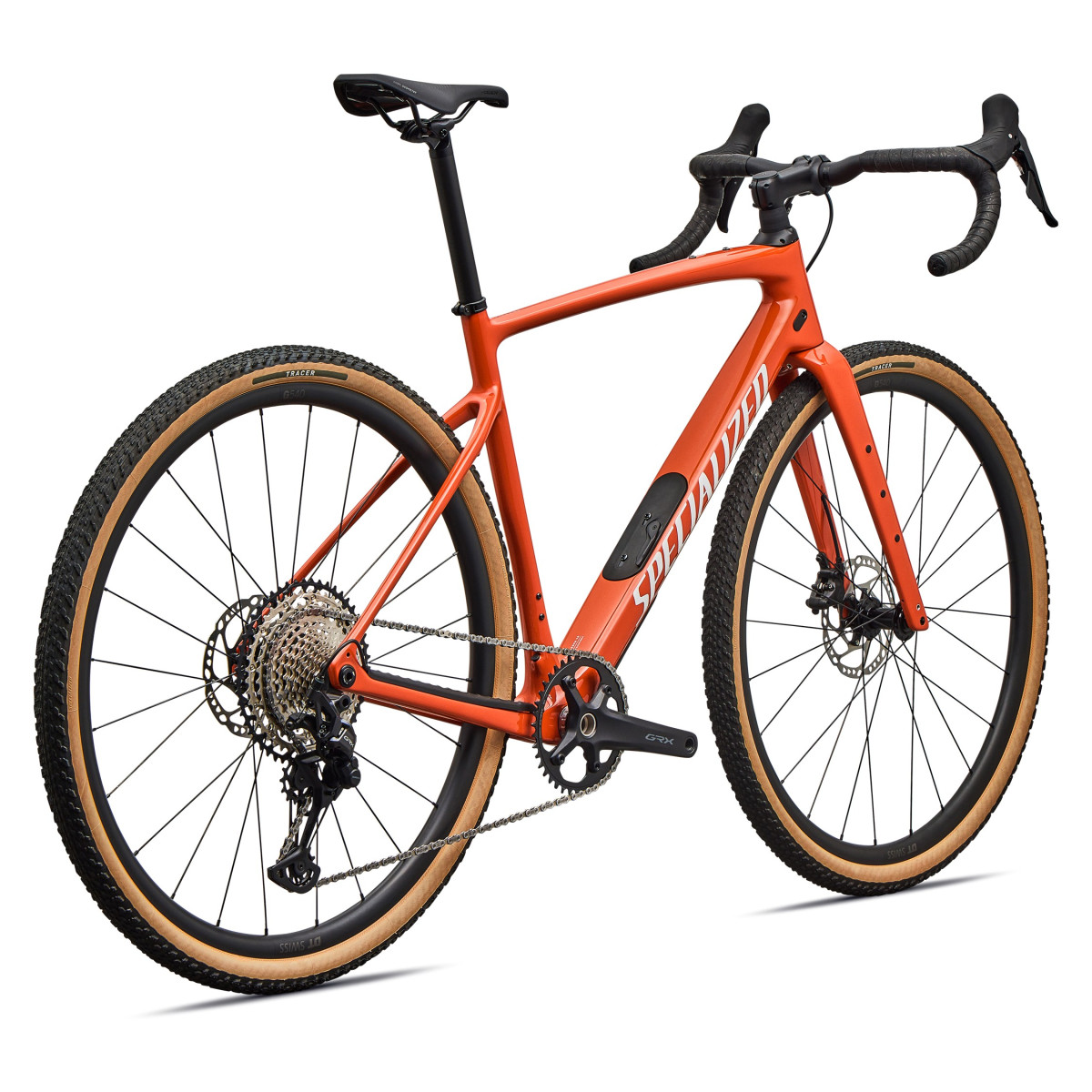 Specialized Diverge 4 Sport Carbon Gravel Bike | Deep Orange - Dune White