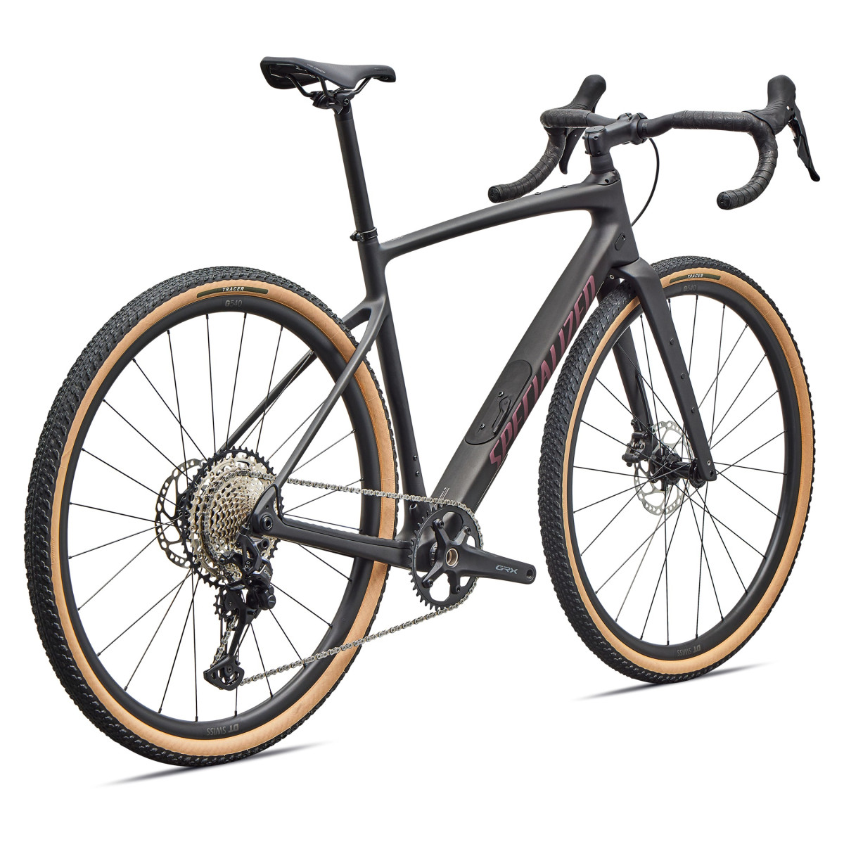 Specialized Diverge 4 Sport Carbon Gravel dviratis | Obsidian Metallic - Quartz Metallic