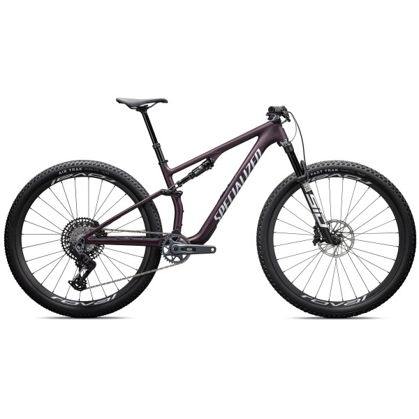 Specialized Epic 8 Expert Mountain Bike | Satin Bordeaux Metallic - White