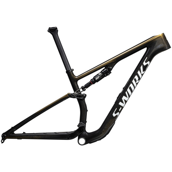 S-Works Epic 8 rėmas | Gloss Carbon Gold Pearl - Metallic White Silver