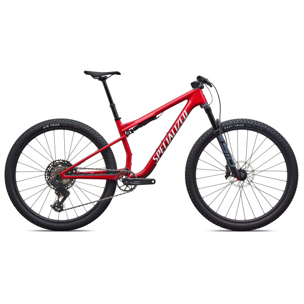 Specialized Epic 9 Comp Mountain Bike | Gloss Ruby Metallic - Metallic White Silver