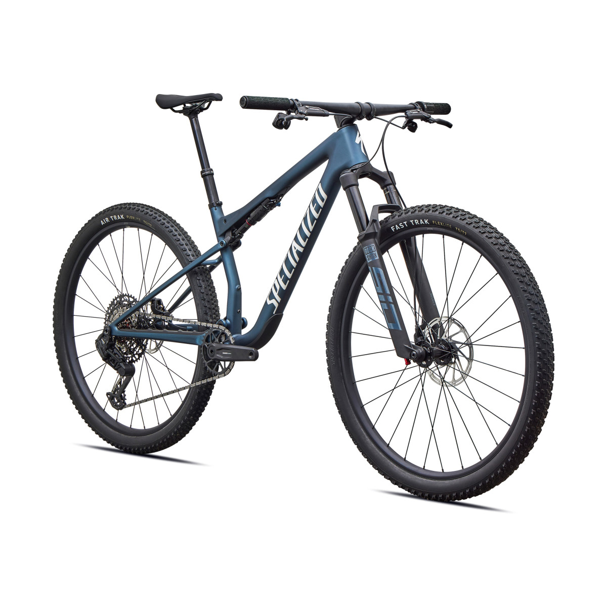 Specialized Epic 9 Comp Mountain Bike | Satin Cast Blue Metallic - White