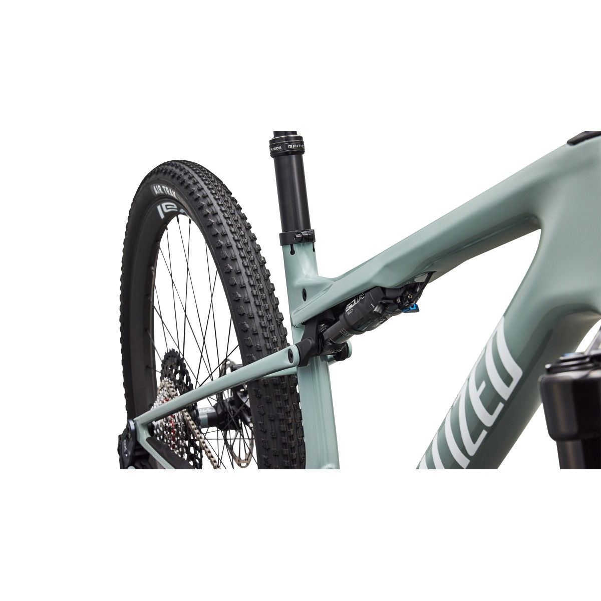 Specialized Epic 9 Expert Mountain Bike | Gloss Agave Grey - Metallic White Silver