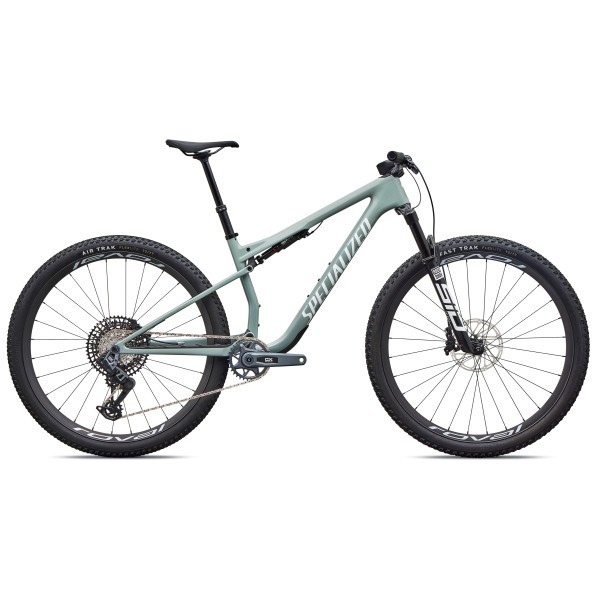 Specialized Epic 9 Expert Mountain Bike | Gloss Agave Grey - Metallic White Silver