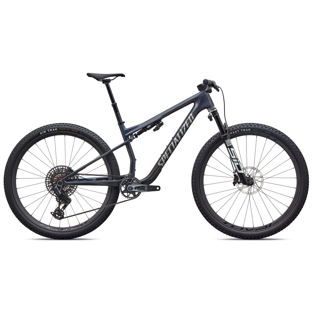 Specialized Epic 9 Pro Mountain Bike | Gloss Carbon - Chaos Glitter Pearl - Chrome