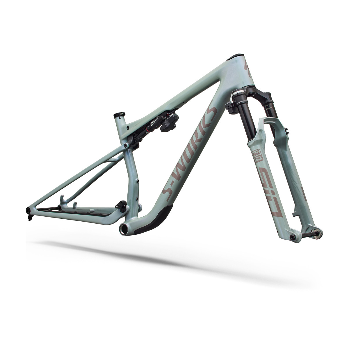 S-Works Epic 9 Frameset | Gloss Agave Grey - Violet Pearl - Desert Metallic