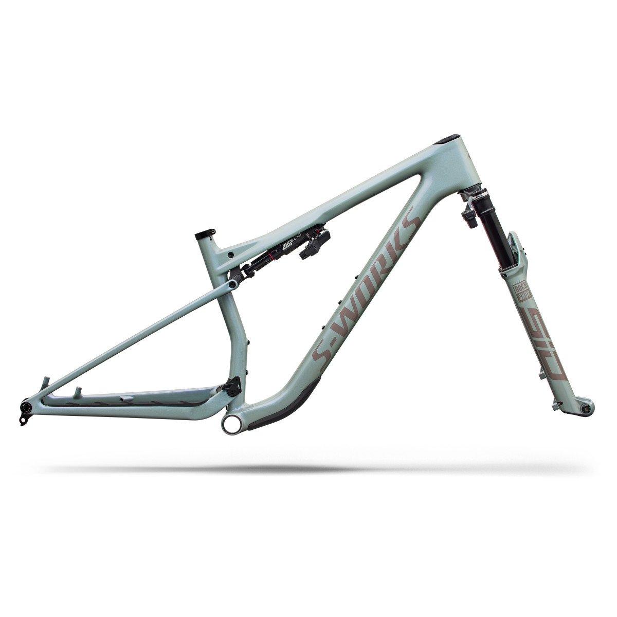 S-Works Epic 9 Frameset | Gloss Agave Grey - Violet Pearl - Desert Metallic