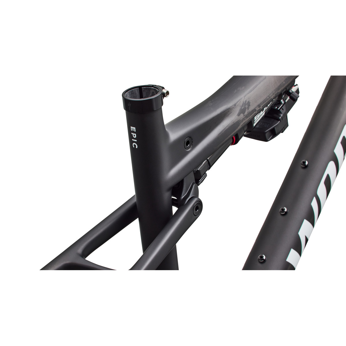 S-Works Epic 9 rėmas | Satin Carbon - Metallic White Silver