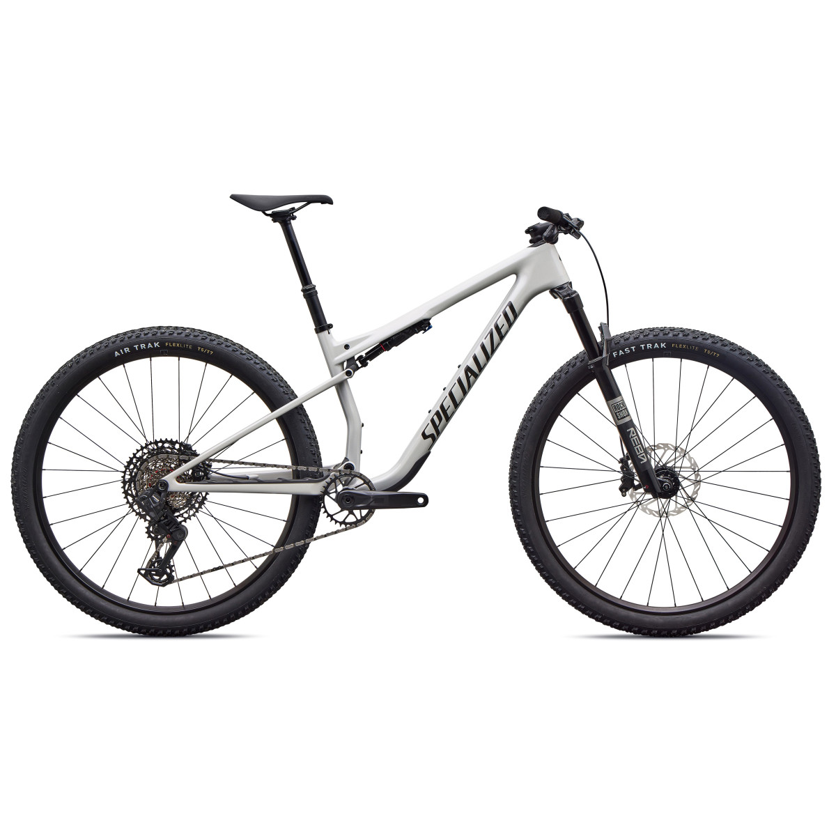 Specialized Epic 9 Sport Mountain Bike | Gloss Dolomite Metallic - Metallic Obsidian