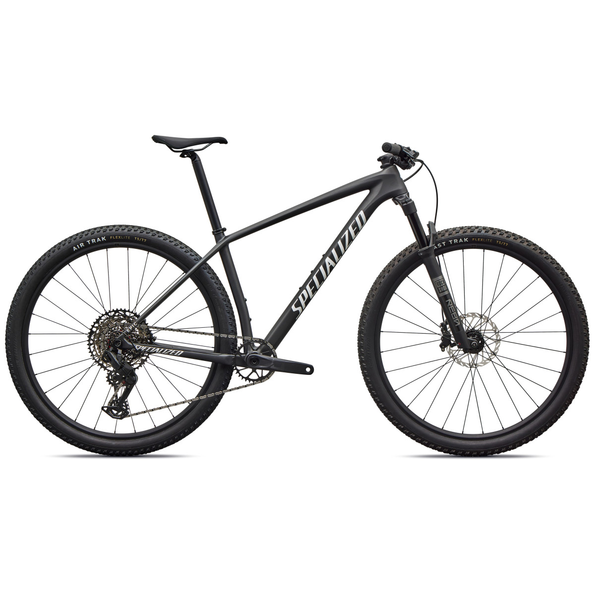 Specialized Epic Hardtail Comp kalnų dviratis | Satin Carbon - Metallic White Silver Specialized Epic Hardtail Comp kalnų dviratis | Satin Carbon - Metallic White Silver
