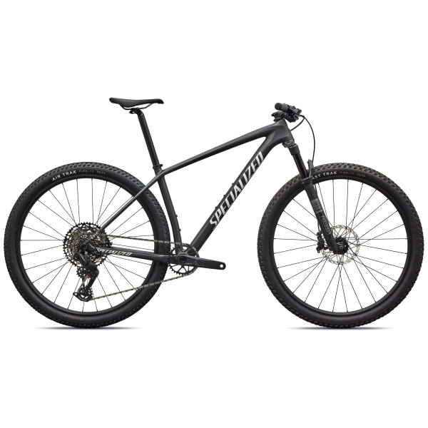 Specialized Epic Hardtail Comp kalnų dviratis | Satin Carbon - Metallic White Silver