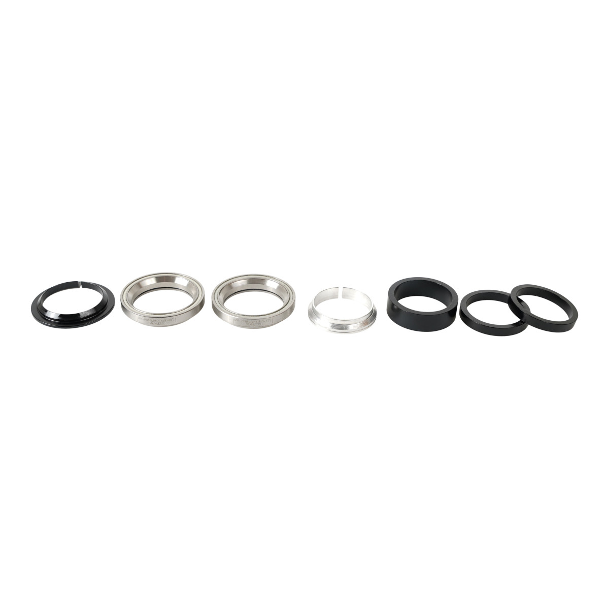 Specialized integruota vairo kolonėlė | 1-1/8" Upper & Lower / 45X45° / Split Crown Race & Alloy Spacer