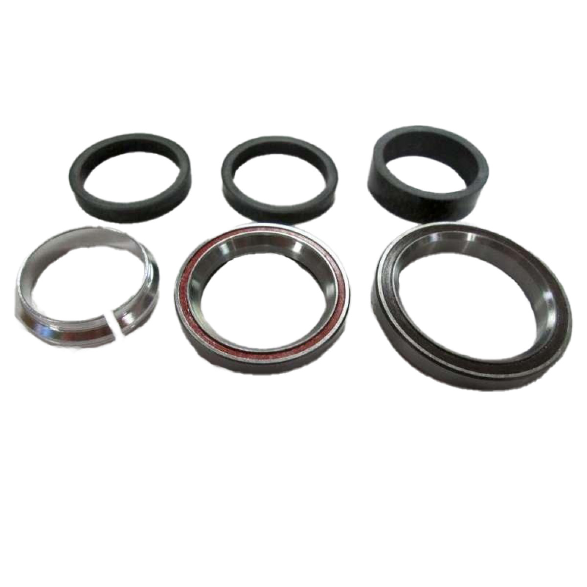 Specialized Integrated Headset | 1-1/8" Upper / 1-3/8" Lower / 45X45° / Split Compression RingG & Carbon Spacers