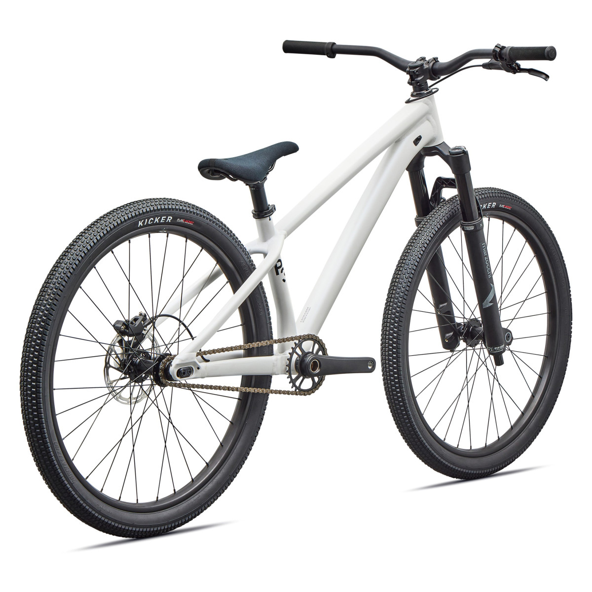 Specialized P.3 dviratis | Satin Metallic White Silver - Metallic Obsidian Specialized P.3 dviratis | Satin Metallic White Silver - Metallic Obsidian