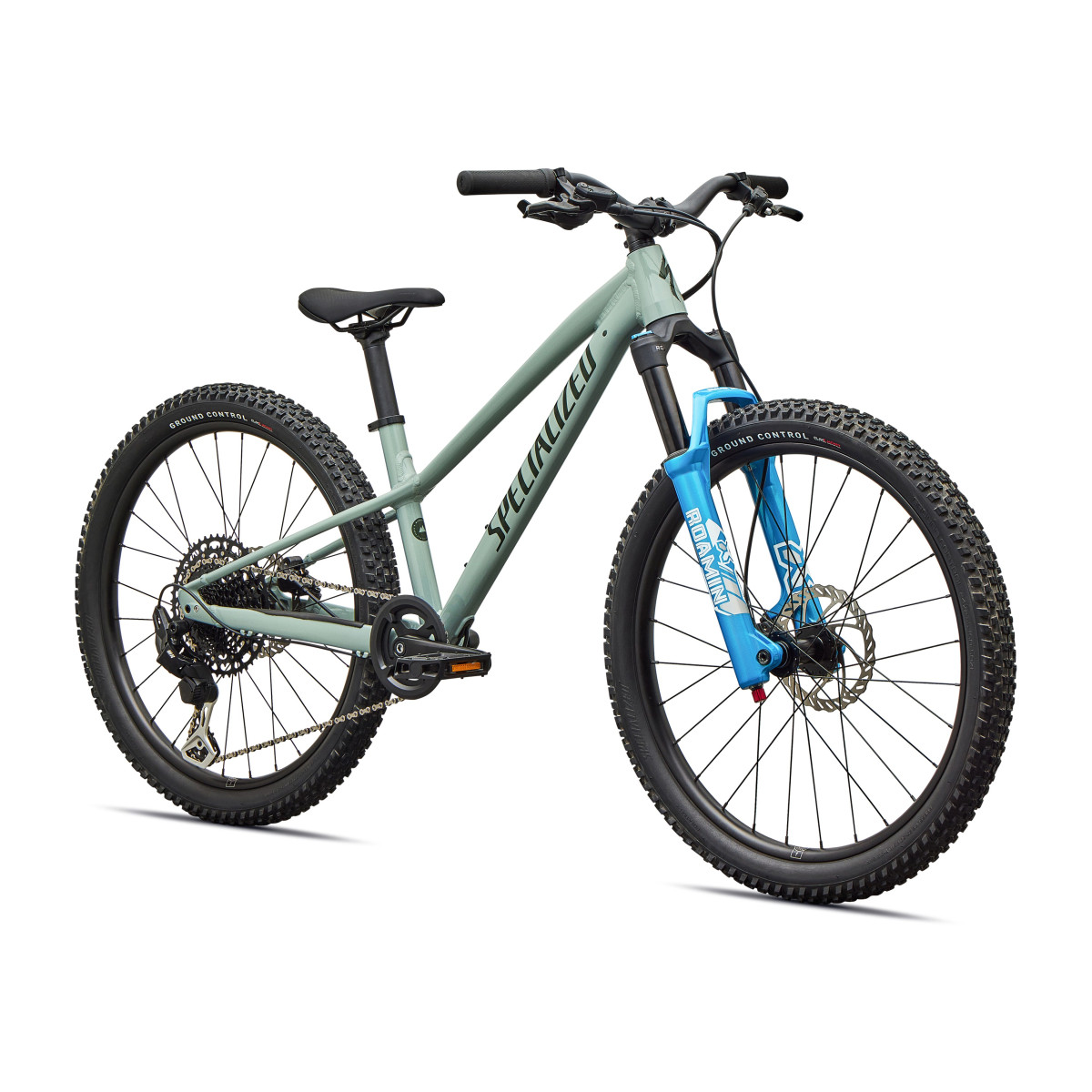 Specialized Riprock Comp 24" vaikiškas dviratis | Gloss Agave Grey - Oak Green Metallic