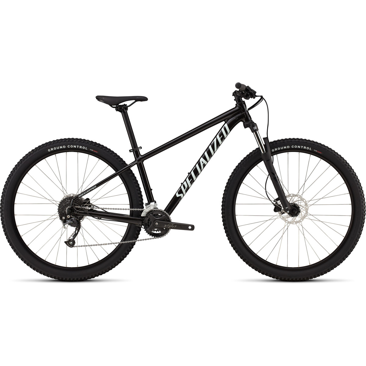 Specialized Rockhopper 29" kalnų dviratis | Gloss Obsidian - Dune White