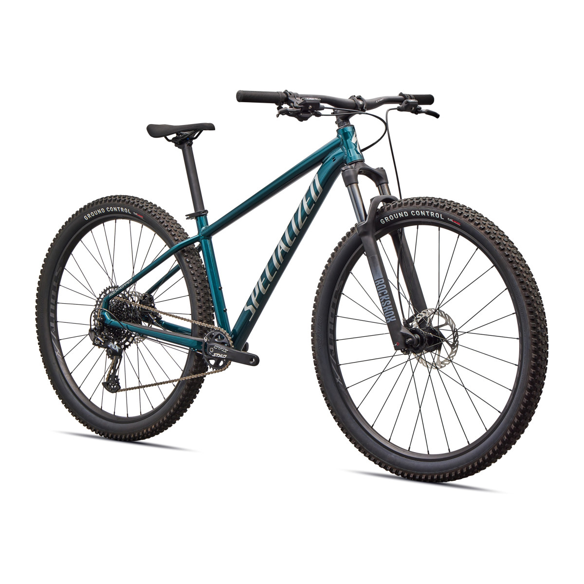 Specialized Rockhopper Expert 27.5" kalnų dviratis | Gloss Emerald Metallic - Shadow Silver