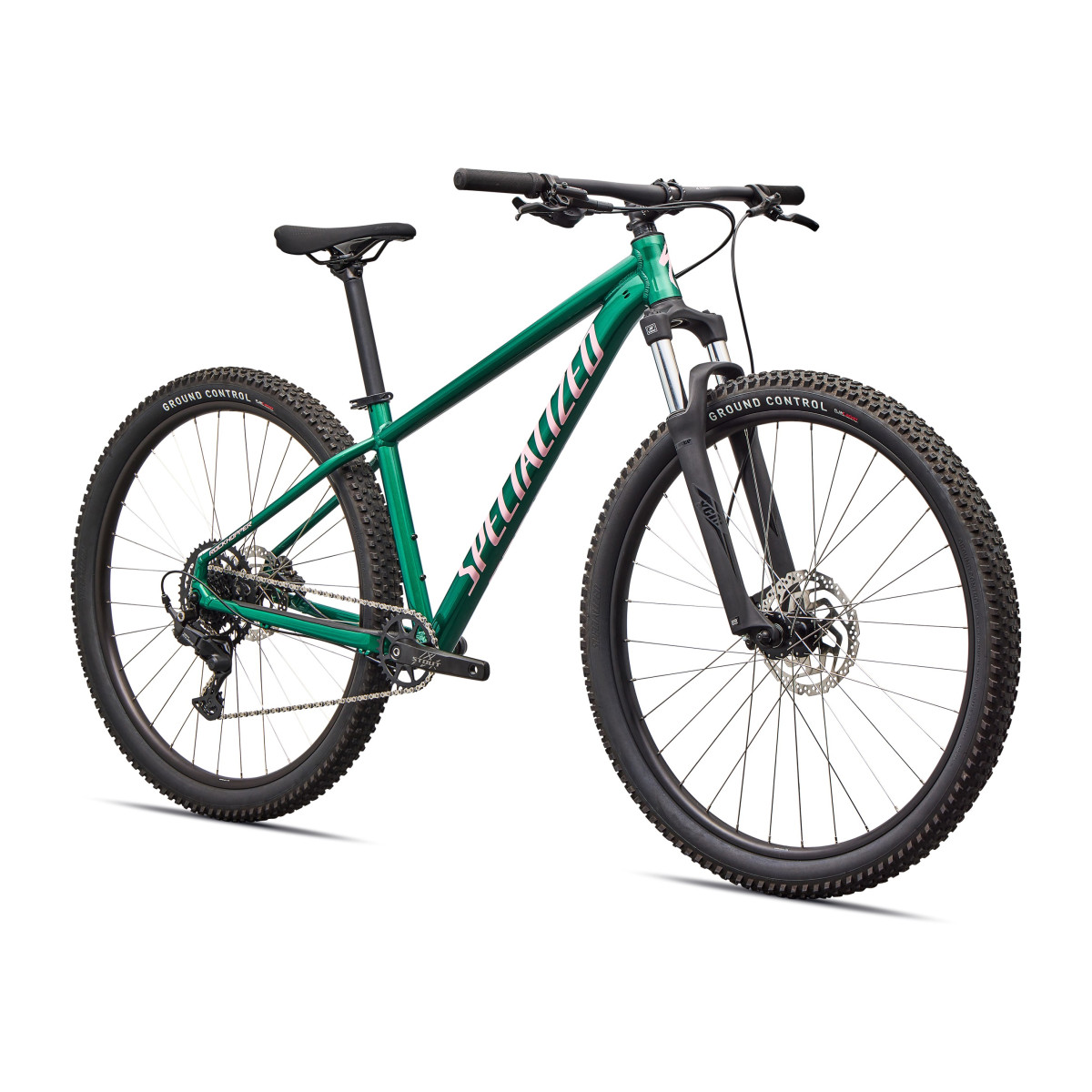 Specialized Rockhopper Sport 29" kalnų dviratis | Gloss Pine Green - Desert Rose