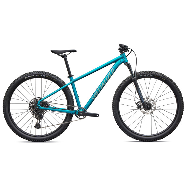 Specialized Rockhopper Comp 29" kalnų dviratis | Gloss Teal Tint over Aluminium - Agave Grey