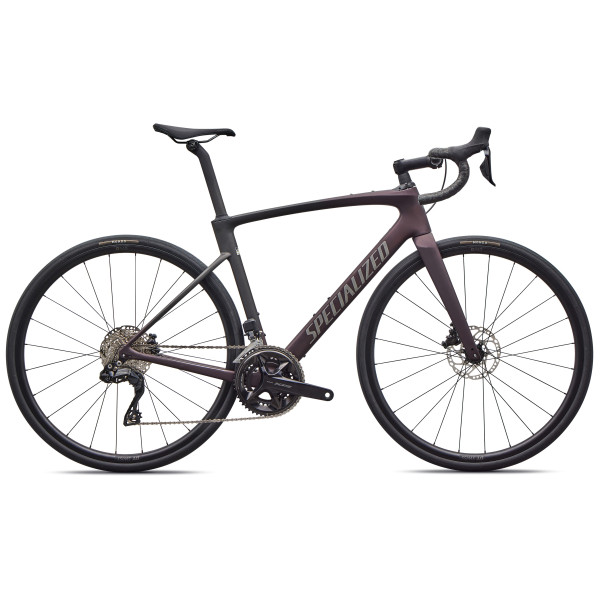 Specialized Roubaix SL8 Comp Road Bike | Shimano 105 Di2 | Satin Solidity Metallic - Obsidian Metallic Fade Specialized Roubaix SL8 Comp Road Bike | Shimano 105 Di2 | Satin Solidity Metallic - Obsidian Metallic Fade