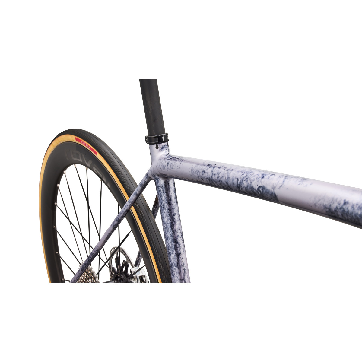 S-Works Aethos 2 plento dviratis | SRAM Red AXS | Amethyst Frost - Obsidian Metallic