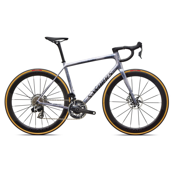 S-Works Aethos 2 plento dviratis | SRAM Red AXS | Amethyst Frost - Obsidian Metallic