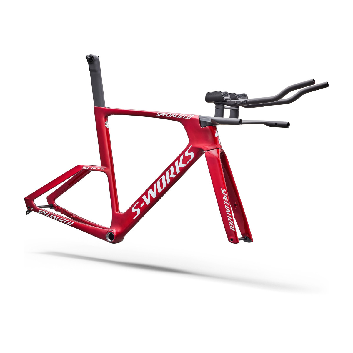 S-Works Shiv TT rėmas | Gloss Ruby Metallic - White Silver Metallic