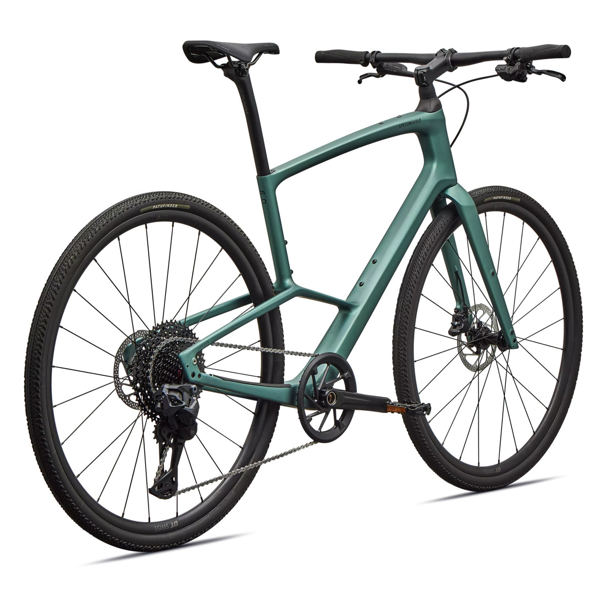 Specialized Sirrus X 6.0 fitness dviratis | Gloss Fjord Metallic - Emerald Metallic Frost