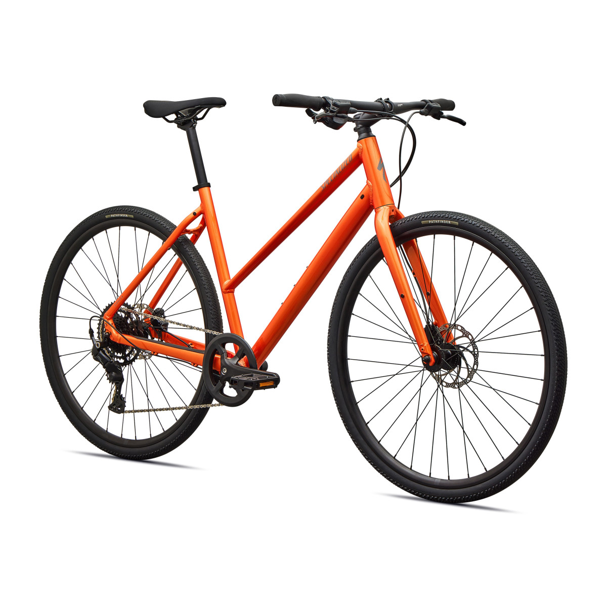 Specialized Sirrus X 2.0 Step-Through fitness dviratis | Gloss Metallic Obsidian