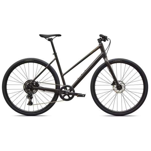 Specialized Sirrus X 2.0 Step-Through fitness dviratis | Gloss Metallic Obsidian
