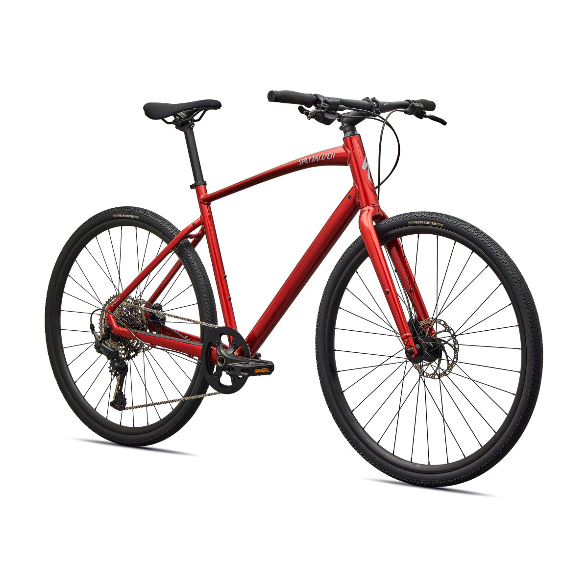 Specialized Sirrus X 3.0 fitness dviratis | Gloss Cayenne Metallic