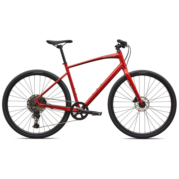 Specialized Sirrus X 3.0 fitness dviratis | Gloss Cayenne Metallic