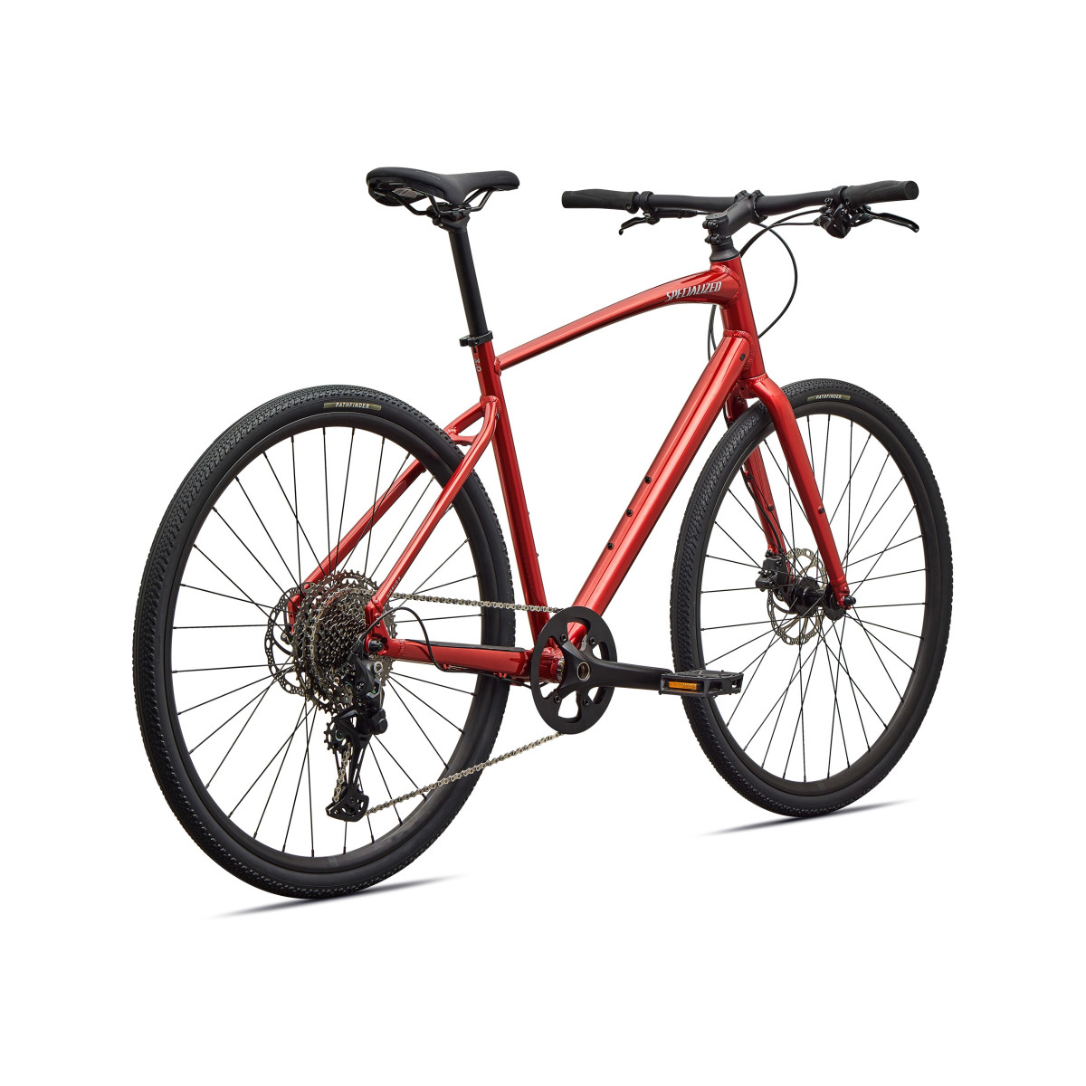 Specialized Sirrus X 3.0 fitness dviratis | Gloss Cayenne Metallic