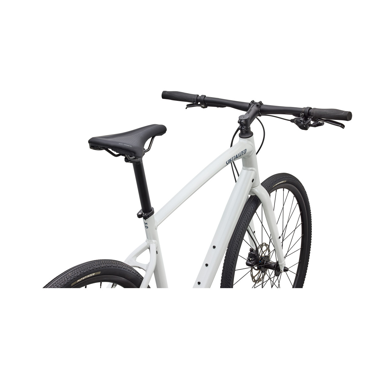 Specialized Sirrus X 3.0 fitness dviratis | Gloss Metallic White Silver