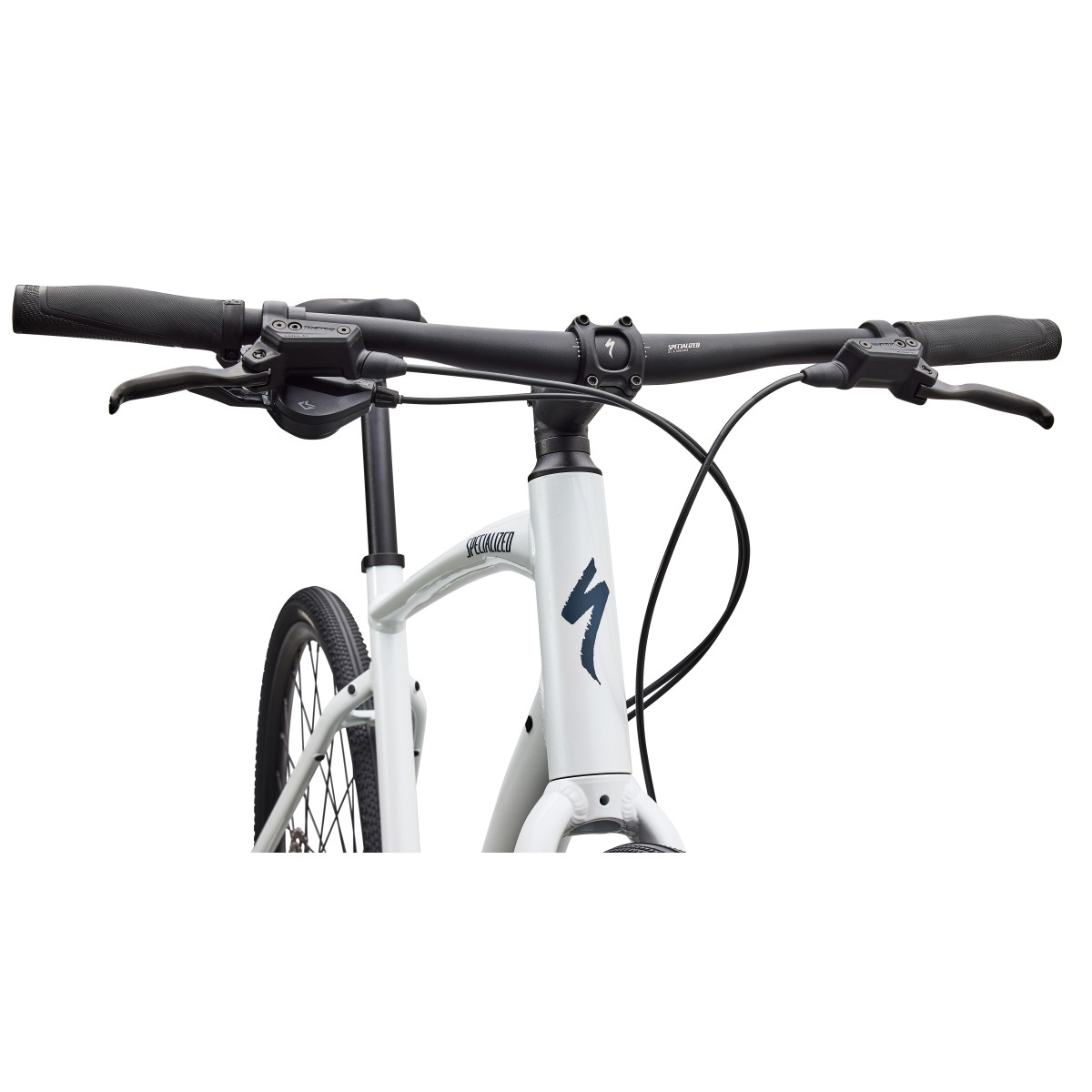 Specialized Sirrus X 3.0 fitness dviratis | Gloss Metallic White Silver