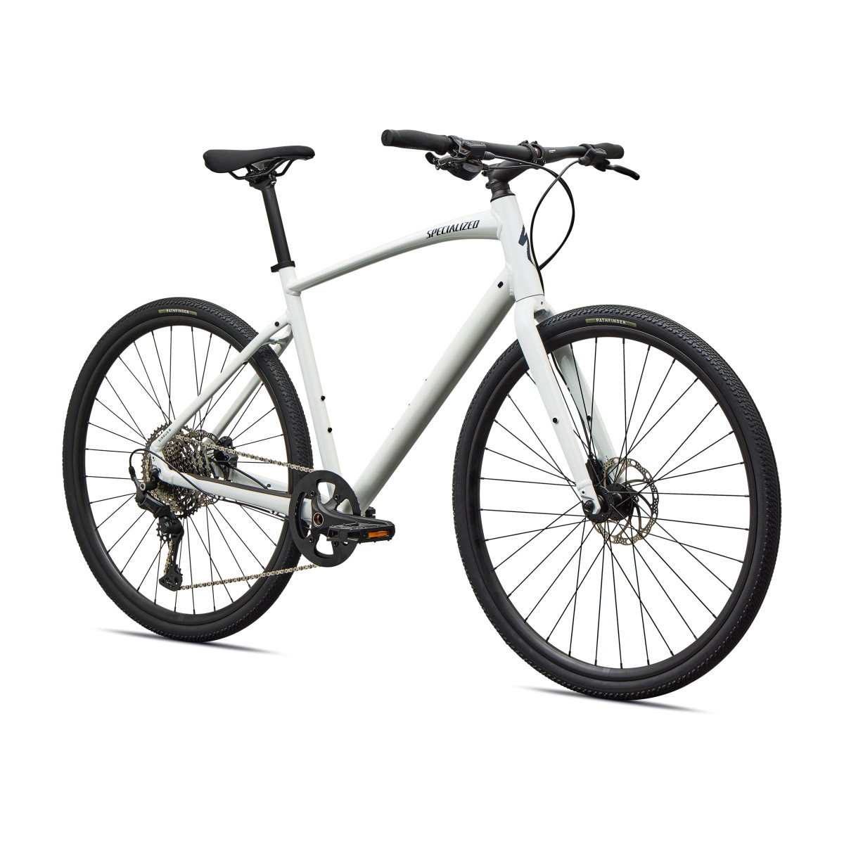 Specialized Sirrus X 3.0 fitness dviratis | Gloss Metallic White Silver