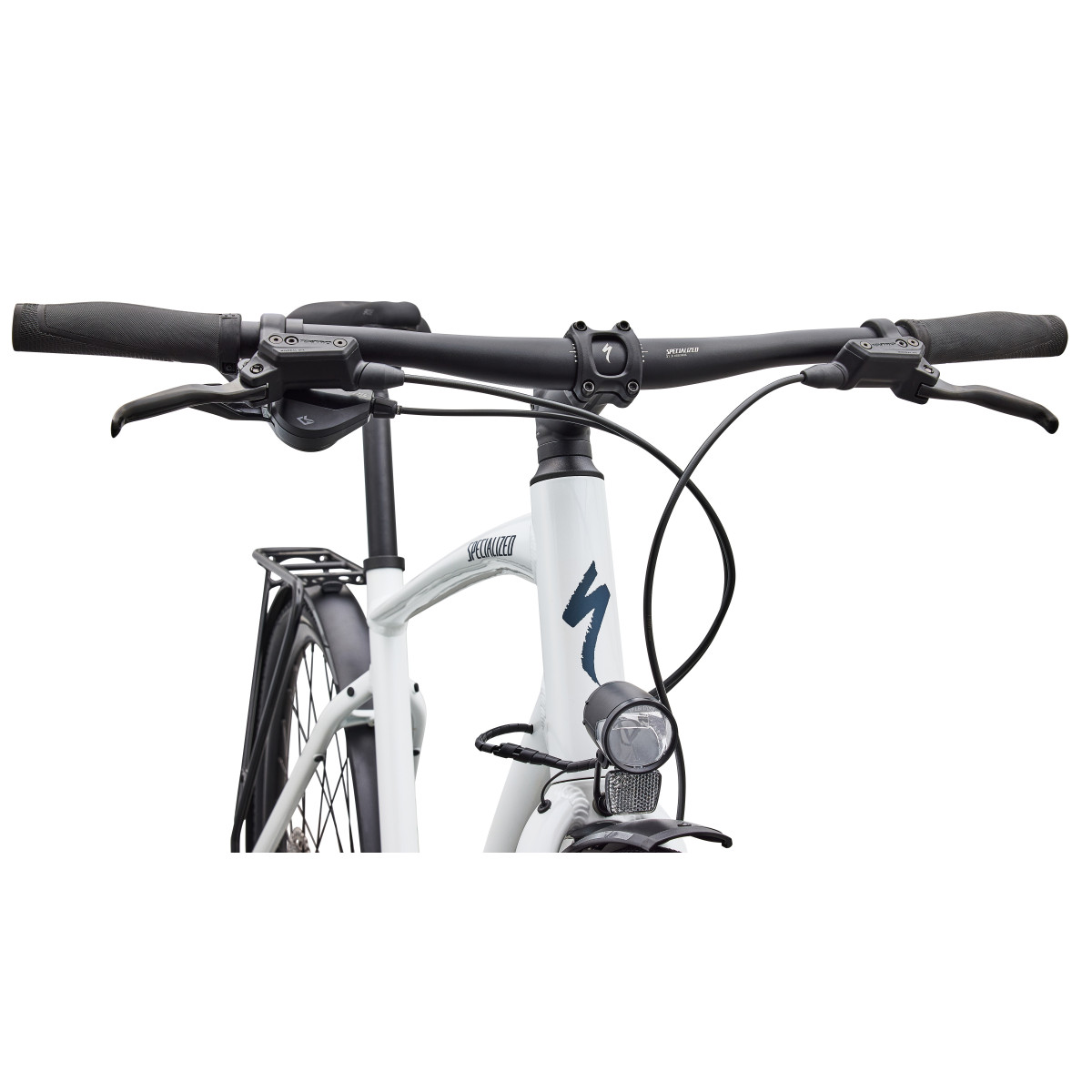 Specialized Sirrus X 3.0 EQ fitness dviratis | Gloss Metallic White Silver