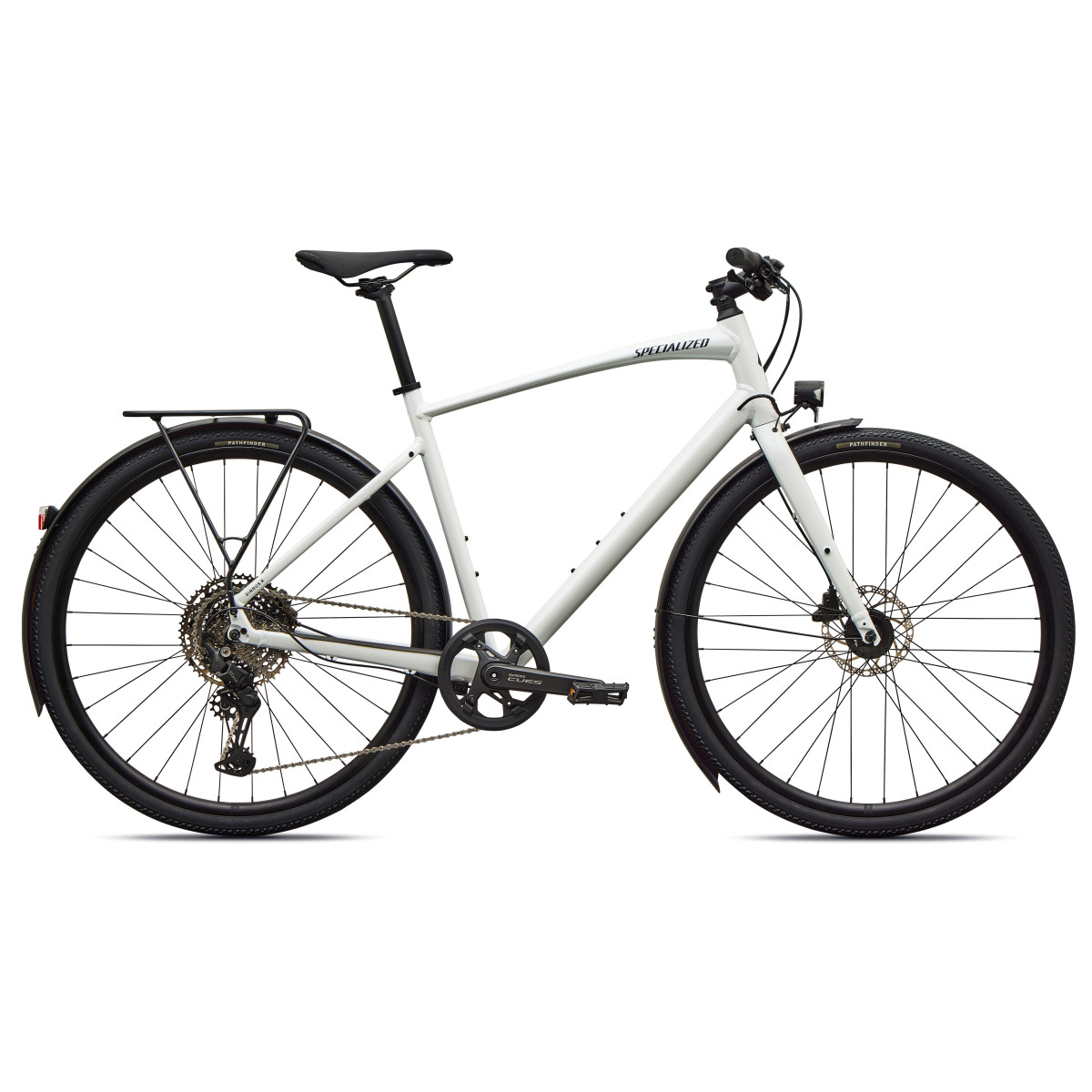 Specialized Sirrus X 3.0 EQ fitness dviratis | Gloss Metallic White Silver