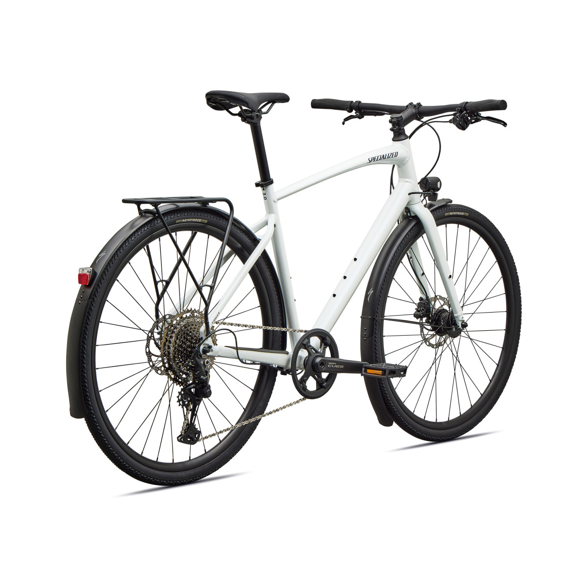 Specialized Sirrus X 3.0 EQ fitness dviratis | Gloss Metallic White Silver