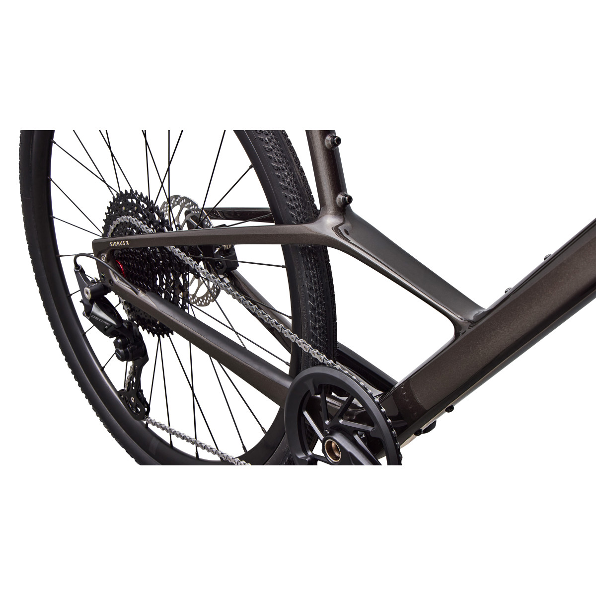 Specialized Sirrus X 5.0 fitness dviratis | Gloss Warm Smoke