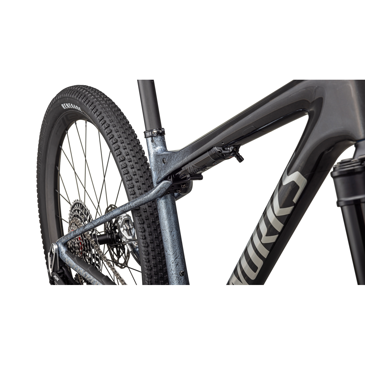 S-Works Epic World Cup mountain bike | Glacial Metallic Granite - Brushed Chrome