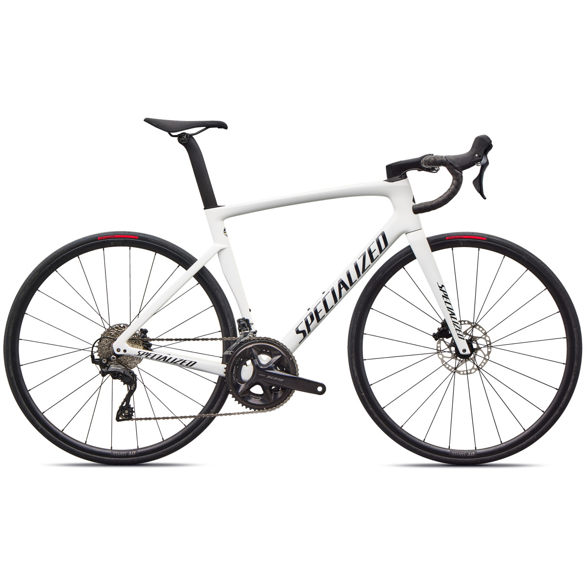 Specialized Tarmac SL7 Sport Road Bike | Shimano 105 | Gloss White - Dark Navy Metallic Specialized Tarmac SL7 Sport Road Bike | Shimano 105 | Gloss White - Dark Navy Metallic
