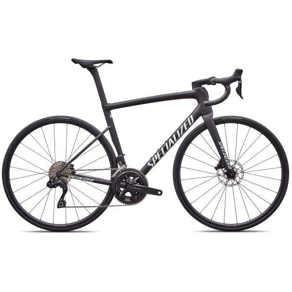 Specialized Tarmac SL8 Comp plento dviratis | Shimano 105 Di2 | Satin Carbon - White