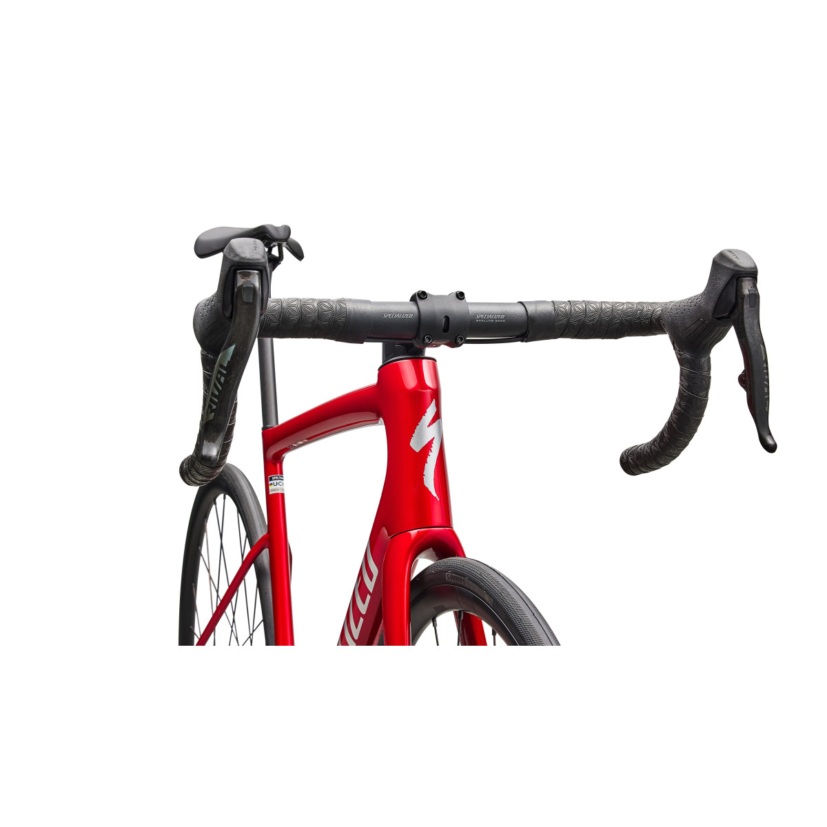 Specialized Tarmac SL8 Expert plento dviratis | SRAM Rival eTap AXS | Gloss Red Tint Over Silver Dust - Silver Dust Specialized Tarmac SL8 Expert plento dviratis | SRAM Rival eTap AXS | Gloss Red Tint Over Silver Dust - Silver Dust