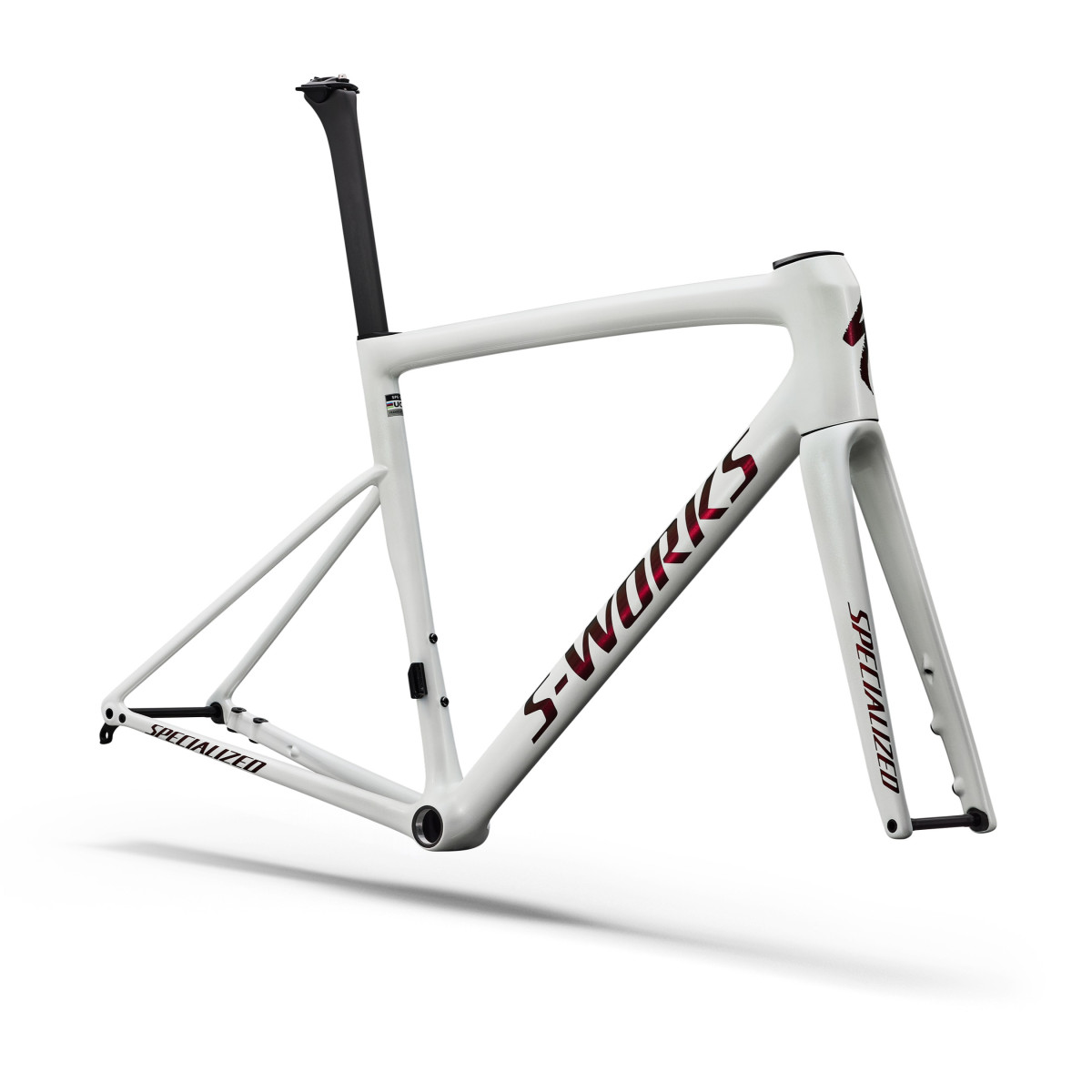 S-Works Tarmac SL8 rėmas | Gloss Metallic White Silver - Pearl S-Works Tarmac SL8 rėmas | Gloss Metallic White Silver - Pearl