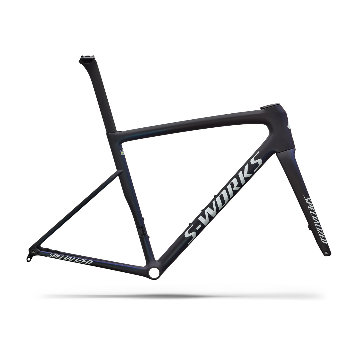 S-Works Tarmac SL8 rėmas | Satin Carbon - Cyan Blue Viavi Pearl S-Works Tarmac SL8 rėmas | Satin Carbon - Cyan Blue Viavi Pearl