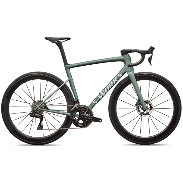 S-Works Tarmac SL8 plento dviratis | Shimano Dura-Ace Di2 | Gloss Premium Fjord Metallic - White Metallic Silver
