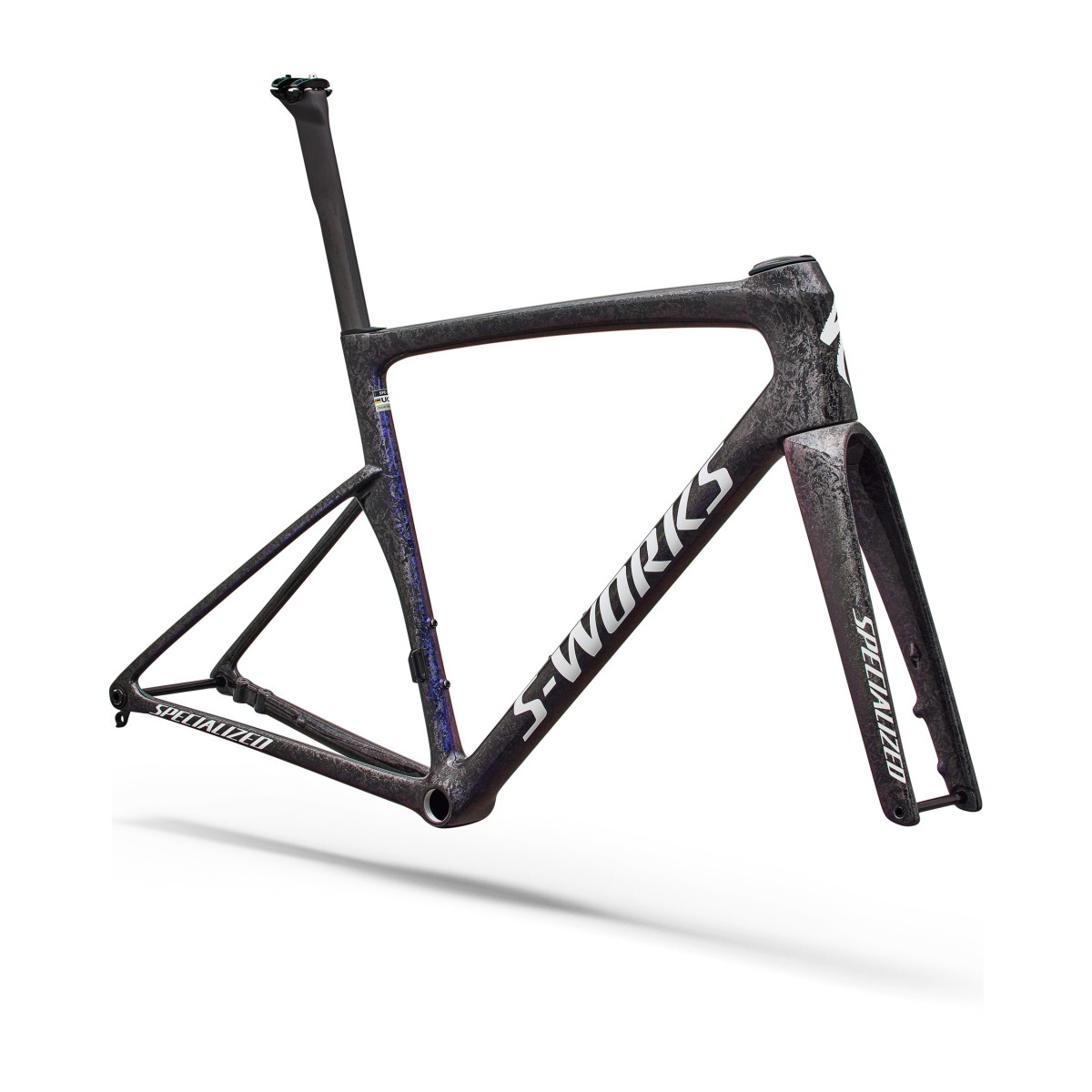 S-Works Tarmac SL9 rėmas | Gloss Carbon - Red To Blue Pearl - White